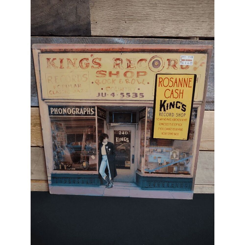 NEW & SEALED VTG Rosanne Cash King's Record Shop 1987 Vinyl Record Columbia